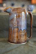 Brown and Blue Pitcher